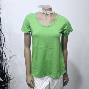 LULAROE WOMEN GREEN T-SHIRT SZ.XS